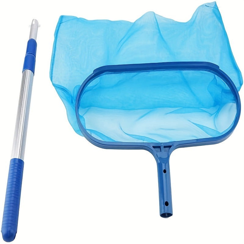Deep Skimmer Net with Telescopic Pole - Pool Leaf Skimmer Fine Mesh Net