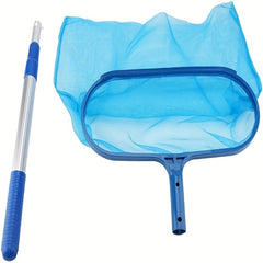 Deep Skimmer Net with Telescopic Pole - Pool Leaf Skimmer Fine Mesh Net