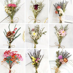 1pc Eternal Flower Dried Mini Bundle Hand Gift Aromatherapy Bottle Decorative