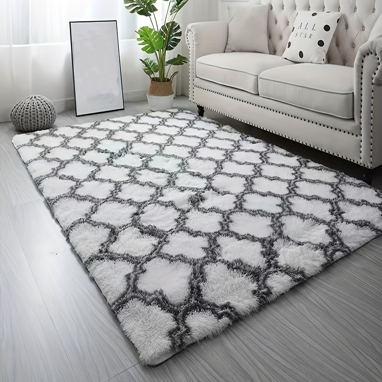 Tie Dye Soft Plush Rug Non slip Living Room Bedroom Dorm Rug 39x78in