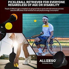 Pickleball Ball Retriever Silicone Pickleball Picker Accessory
