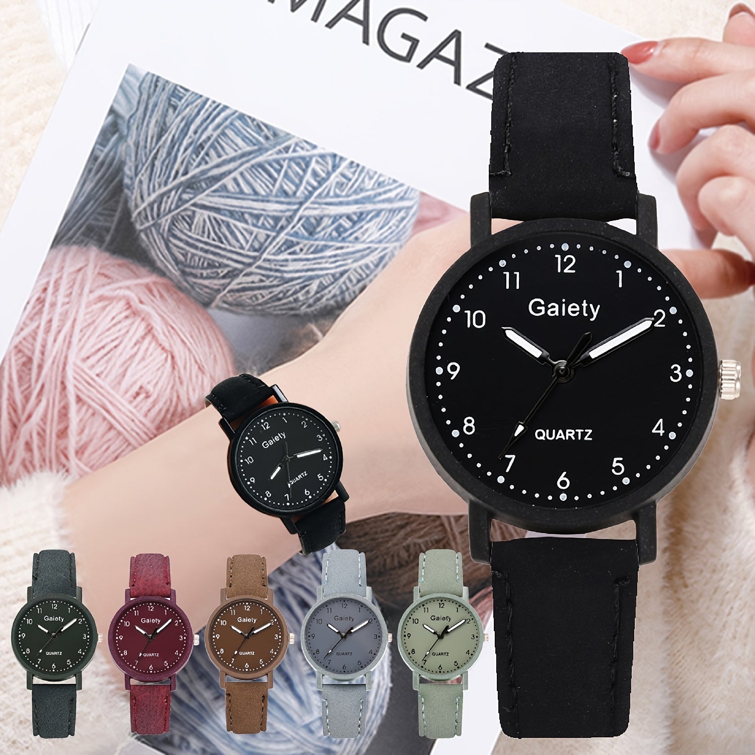 Colorful Pointer Quartz Watch for Kids