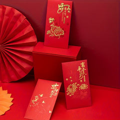 10pcs Red Envelopes for Wedding Engagement Year's Celebration