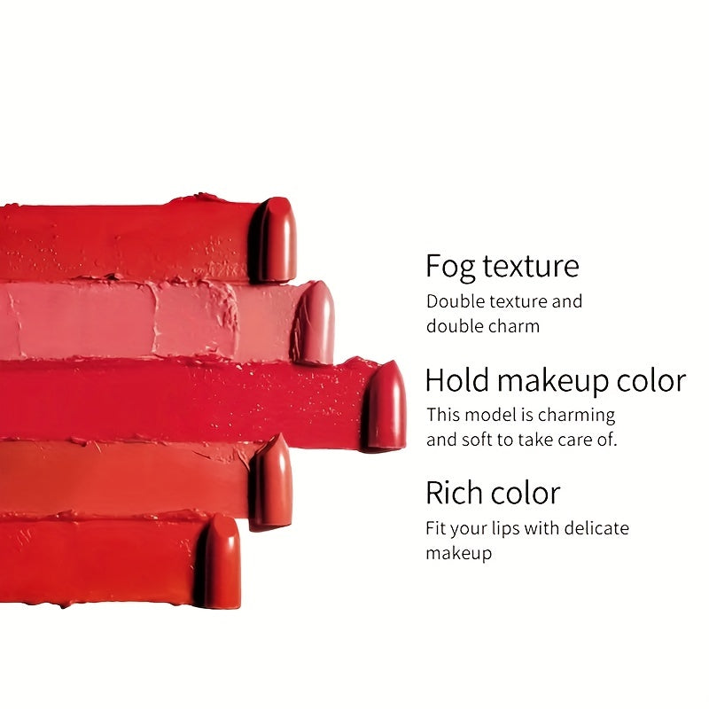 Chinese Style Red Tone Matte Lipstick Long Lasting Waterproof