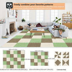 Anti-slip Office Floor Tile Carpet Sticker Self-adhesive Square Carpet Sticker