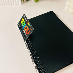 Rainbow Spiral Notebook Thick Lined Pages Multicolor Cover HIGHER NOTES