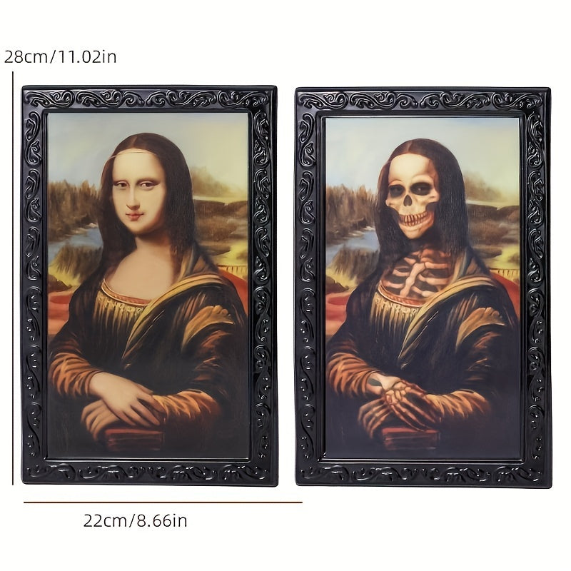 3D Face Changing Photo Frame Human Figure Horror Decoration