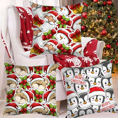 Cartoon Pillowcase Christmas Gift Living Room Bedroom Cushion Cover