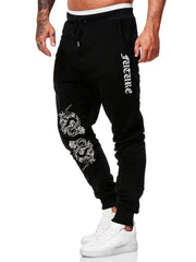 Dragon Print Men's Casual Jogger Sweatpants