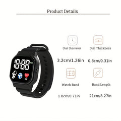 Unicorn Waterproof LED Electronic Watch Ins High-value Student Party Couple Styl