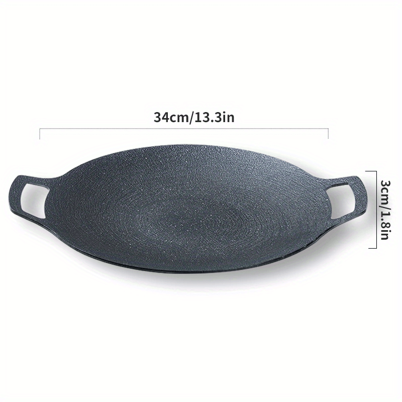 Non Stick BBQ Pan for Outdoor Grilling & Baking 13.3in x 11.8in