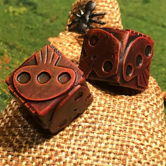 1pc Halloween Skull Pattern Polyhedral Dice