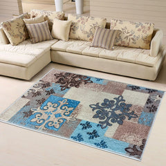Vintage Area Rug Soft Floor Mat for Living Room Bedroom