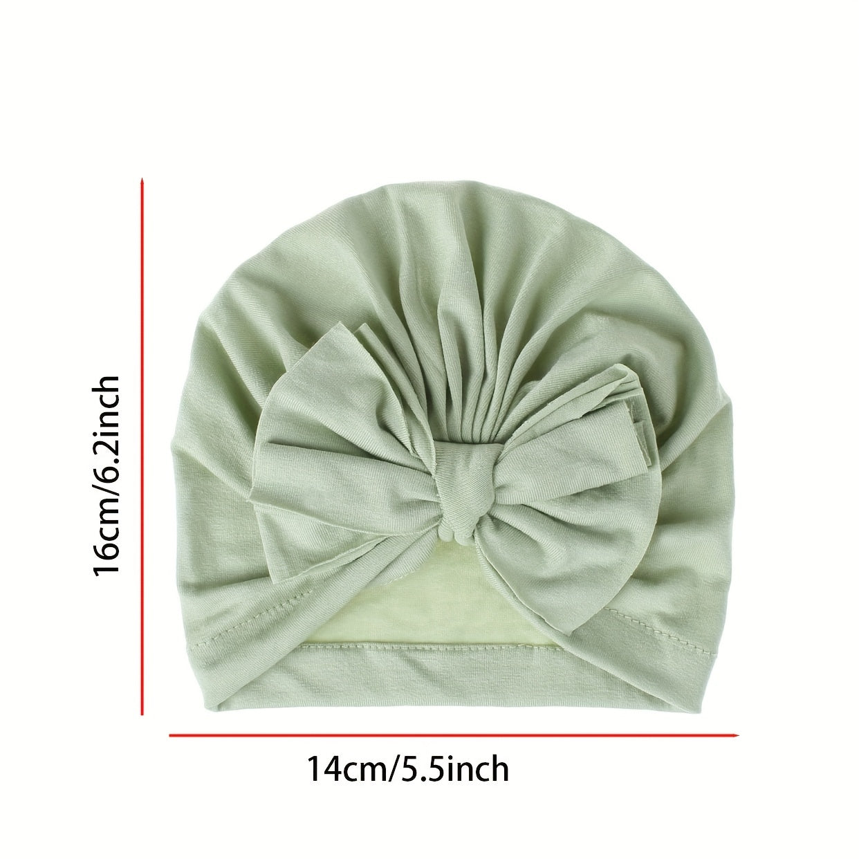 Colorful Baby Girls Hat Bowknot Turban Toddler Knit Infant Baby Care