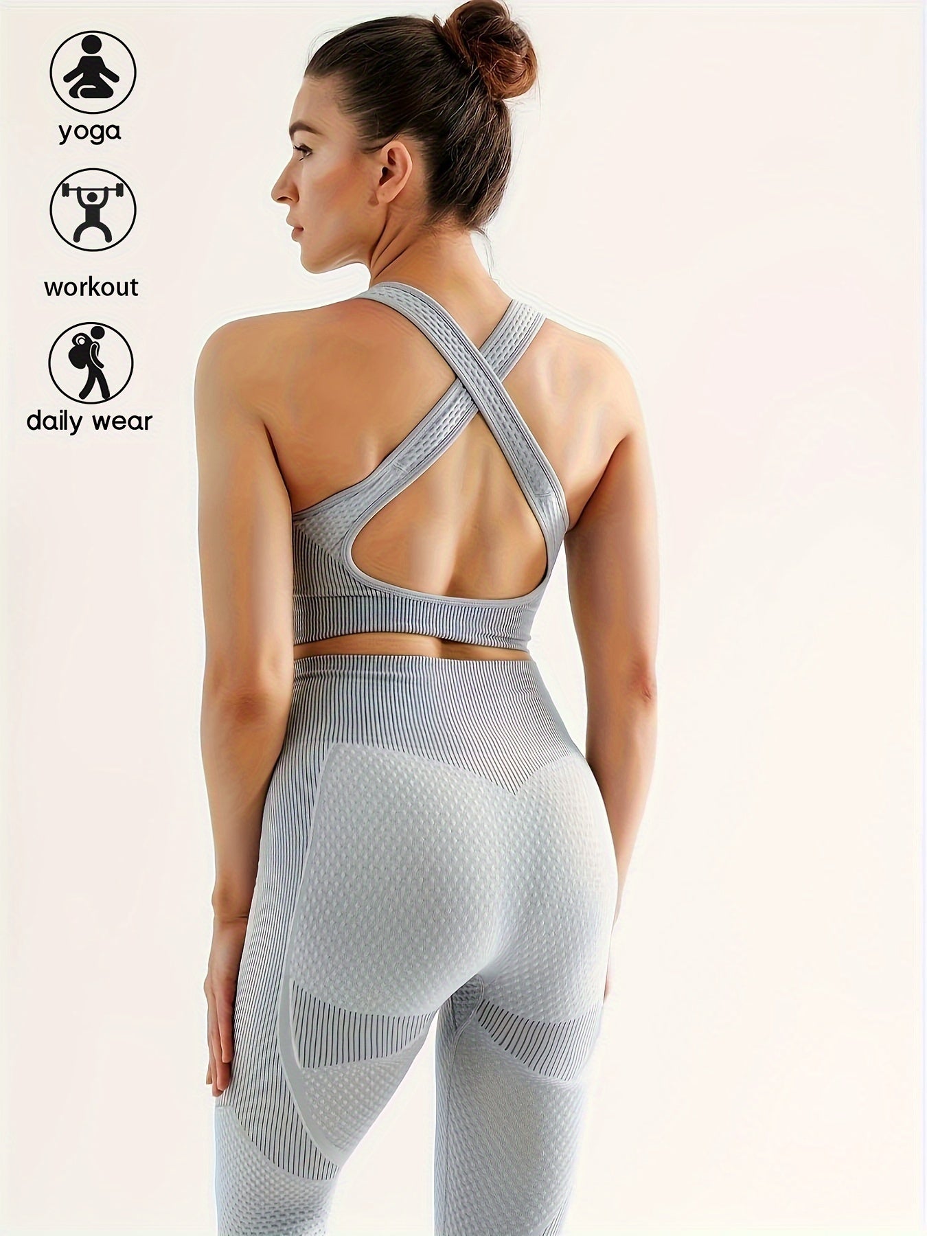 Women's Plus Size High Rise Fitness Leggings