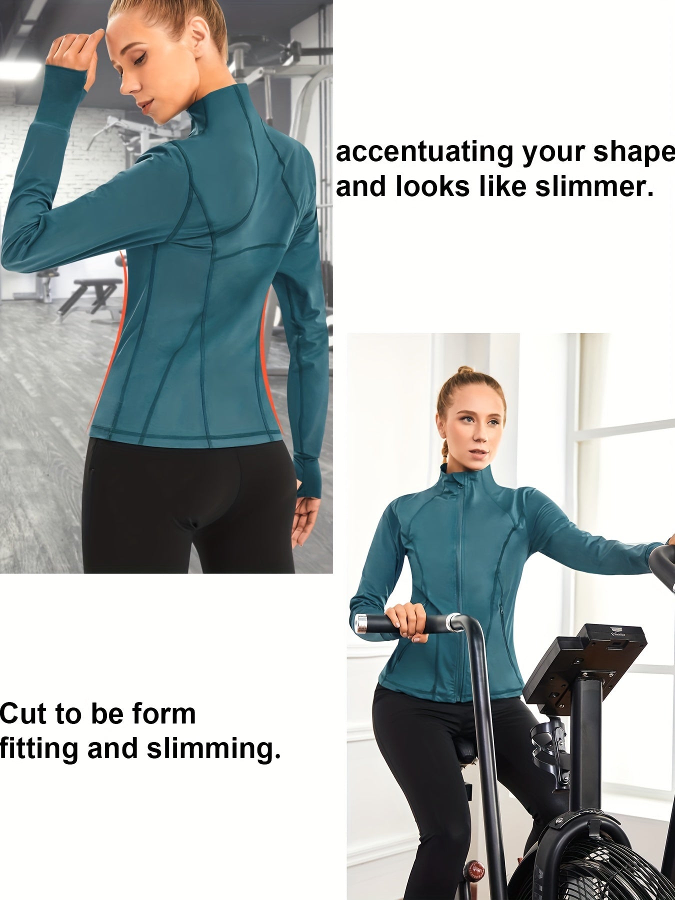 Women's Sauna Suit with Pocket and Zip for Weight Loss