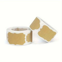 Cowhide Paper Packaging Sticker