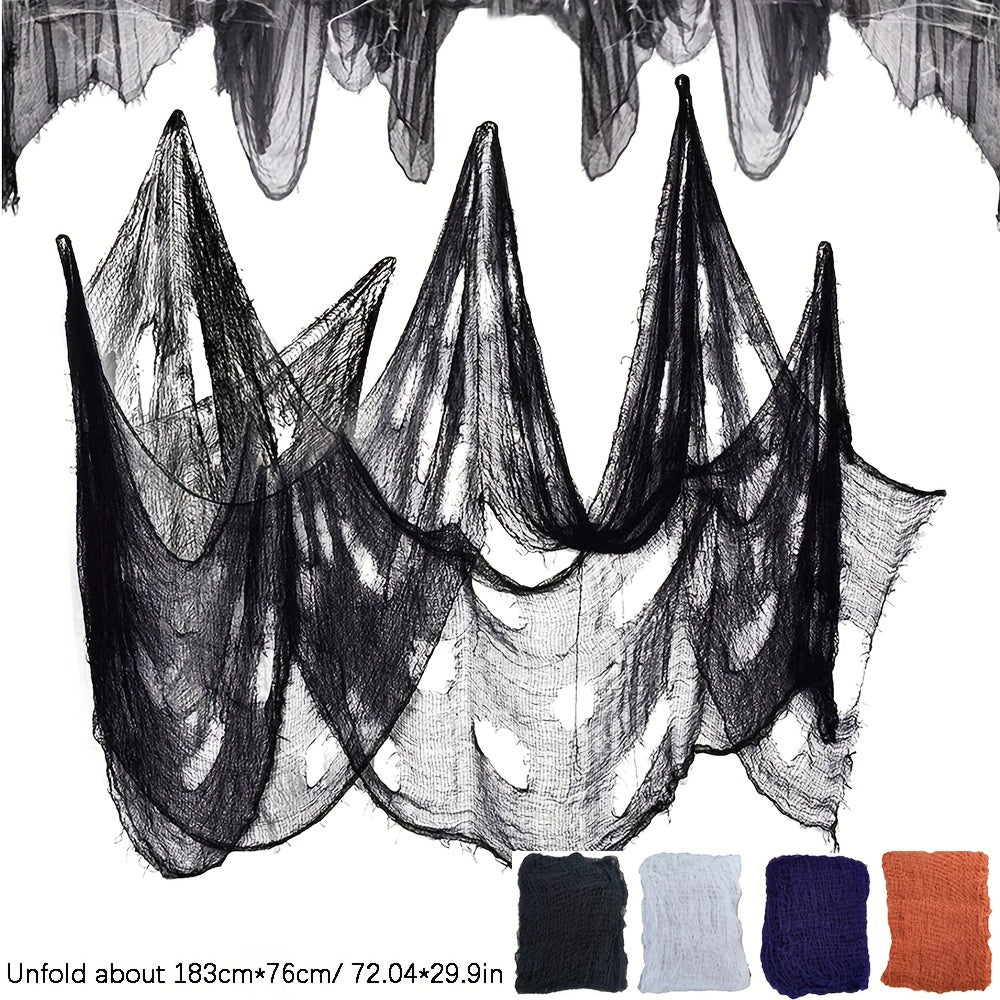 Halloween Gauze Haunted House Horror Decoration Layout 72in