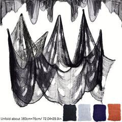 Halloween Gauze Haunted House Horror Decoration Layout 72in