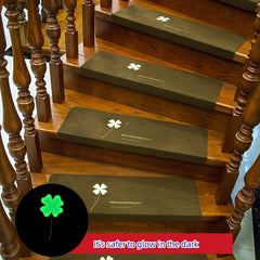 Set of 5 Non-Slip Stair Mats Self-Adhesive Stair Carpet Steps