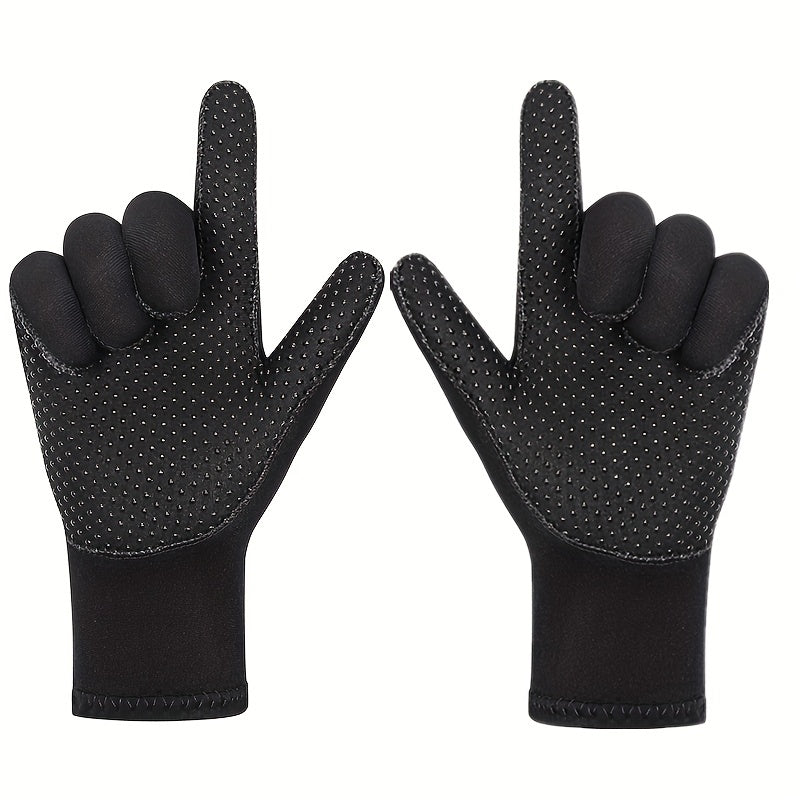 3mm Neoprene Anti Slip Swimming Diving Gloves Coldproof Fishing