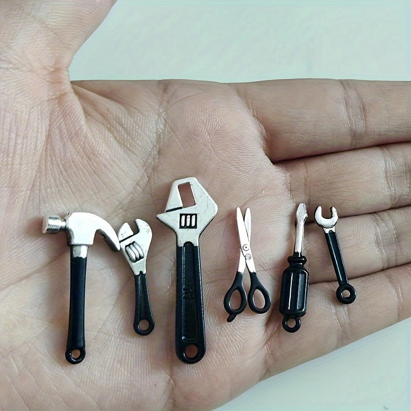 Mini Hammer Wrench Tool Set Creative Ornaments Holiday Decoration