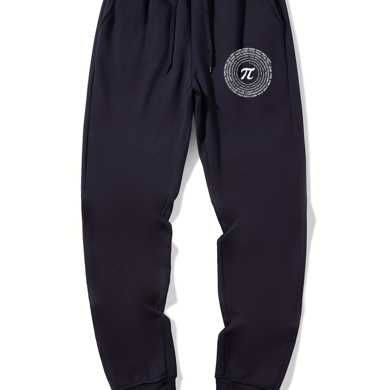 Deer Pattern Graphic Drawstring Joggers Men's Sweatpants