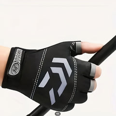 Unisex Fishing Gloves Anti-slip for Outdoor Sports Half-finger Gloves