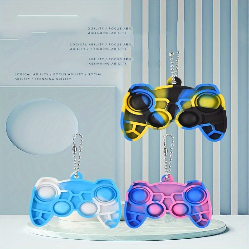 3pcs Mini Pop Fidget Keychain Party Favors Random
