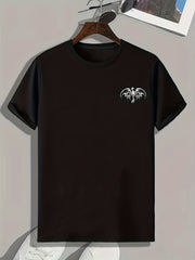 Bird Print Men's Graphic T shirt for Summer