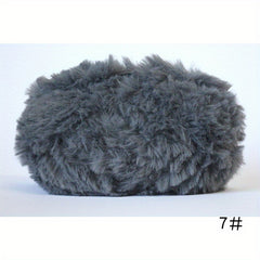 3pcs Soft Thick Mink Fur Faux Fur Yarn Eyelash Yarn For Crochet DIY Crafts