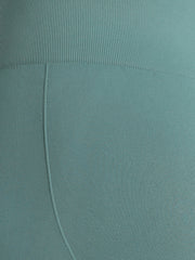 Solid High Rise High Stretch Yoga Shorts