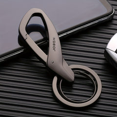 Double Ring Metal Zinc Alloy Key Chain Men's Women's Keychain