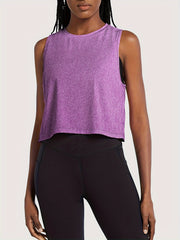 Sleeveless Sporty Top High Stretch Loose Fit Tank Top