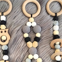 10pcs Unfinished Wood Rings DIY Craft Jewelry Bangle
