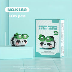 Halloween Panda Building Blocks Small Decoration Gift