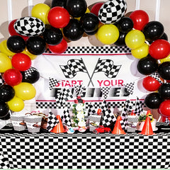 Disposable Car Tablecloth Birthday Party Supplies Racing Party Decoration