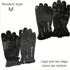 Windproof Waterproof Touch Screen Mittens for Winter Outdoor