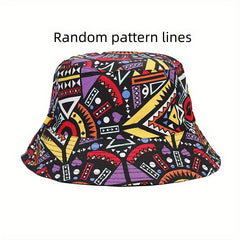 Boho Double-sided Fisherman Hat for Vacation