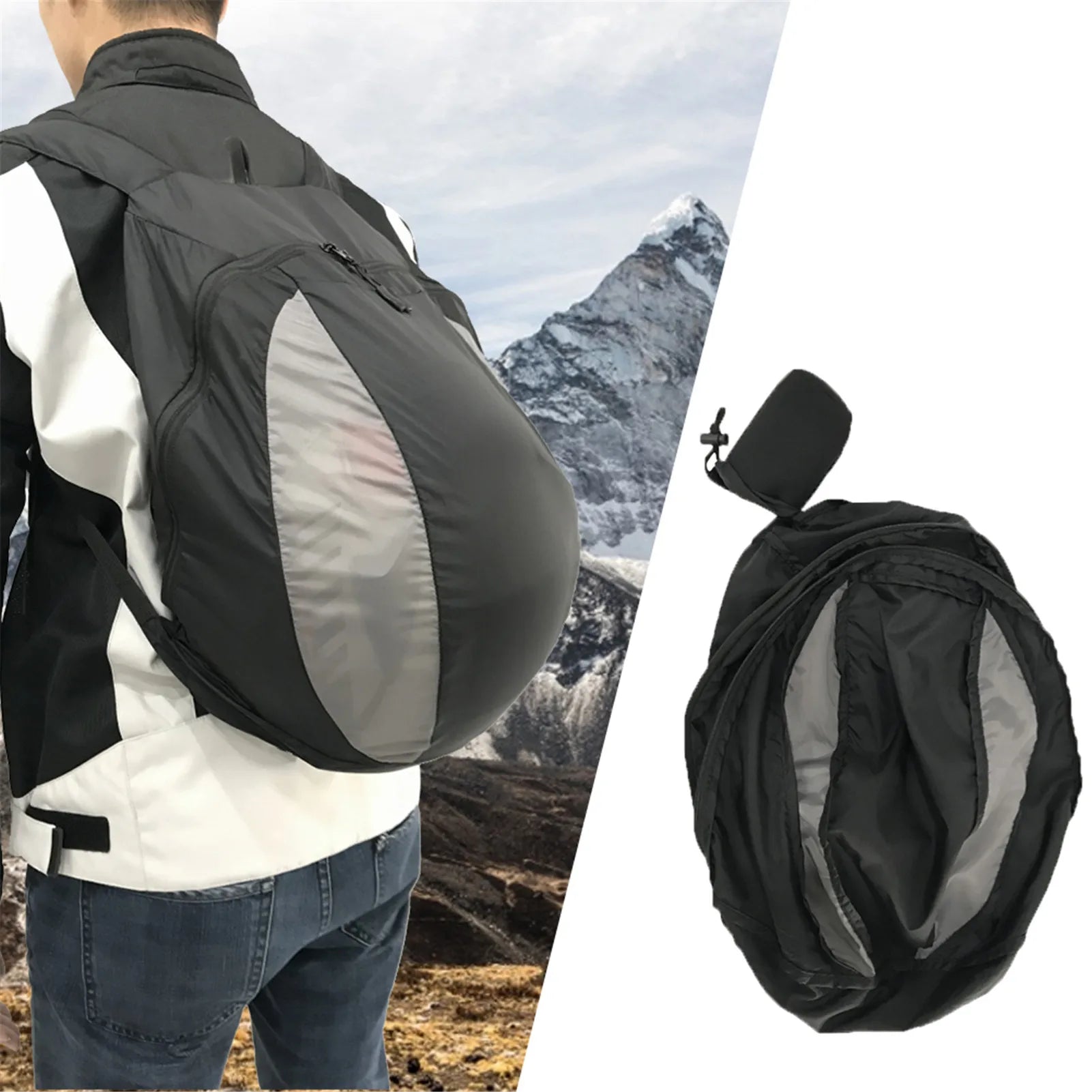 28L Motorcycle Backpack Riding Helmet Bag Outdoor Fitness Basketball Sneakers Ba