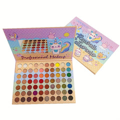Anime Rainbow Cat Eyeshadow Palette - 70 Colors