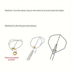 Cyeelife Dart Tail Wing Spring Ring Dart Wing Accessories