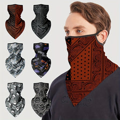 Hanging Ear Triangle Towel With Viscose Mesh Breathable Mask
