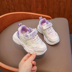 Girls Running Shoes Comfy Anti-skid Sneakers For School