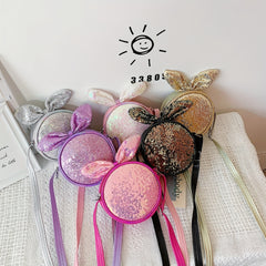 Glitter Crossbody Bag Colorful Coin Purse Mini Shoulder Bag For Girls