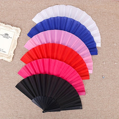 Plastic Craft Folding Fan Chinese Style Exercise Dance Tai Chi Props