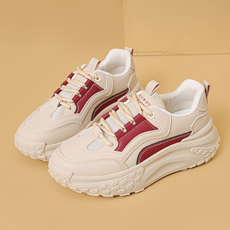 Women's Platform Chunky Sneakers for Fitness Running