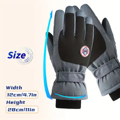 Winter Fleece Warm Gloves Full Fingers Thermal Touch Screen Gloves