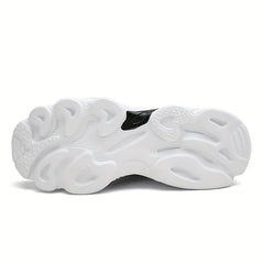 Women's Mesh Platform Sneakers Lace Up Outdoor Shoes Lightweight Walking Shoes