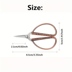 Retro Stainless Steel Tailor Sewing Scissors Fabric Needlework Cutter
